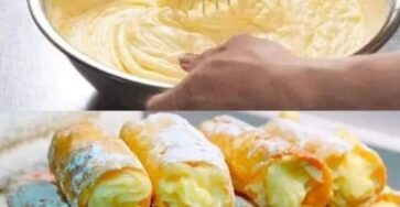 Vanilla cream rolls