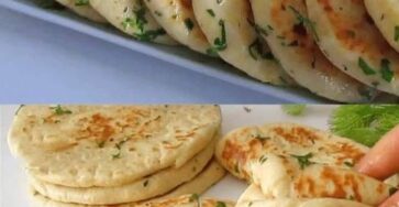 HOMEMADE NAAN BREAD