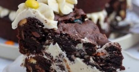 Triple Chocolate Cookie Cake