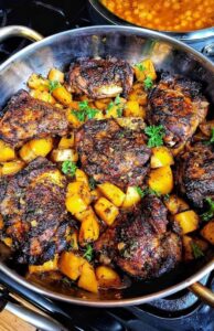 One-Pan Chicken and Potatoes Recipe