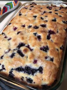 Blueberry Buttermilk Breakfast Cake