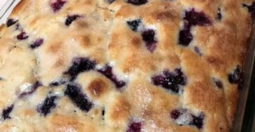 Blueberry Buttermilk Breakfast Cake