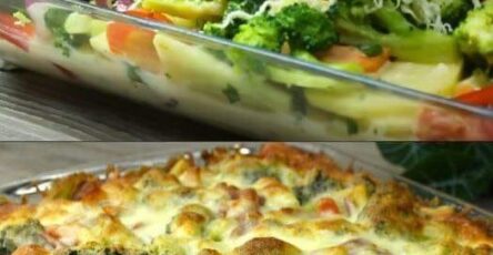 broccoli and potatoes cassrolle