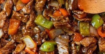 Chinese Pepper Steak with Onions