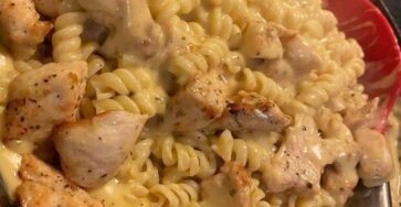 Chicken bacon ranch pasta