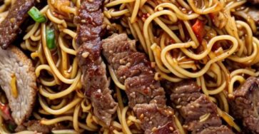 Steak Stir-Fried Ramen