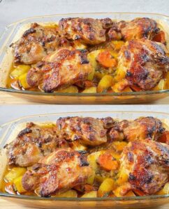 Chicken Thighs & Potatoes Delight