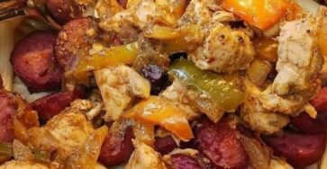 Jerk Cajun Chicken with Sausage 