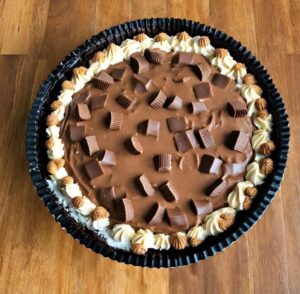 Giant Reese's Peanut Butter Cup Pie