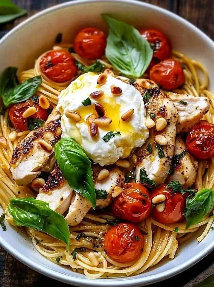 Chicken Burrata Pasta