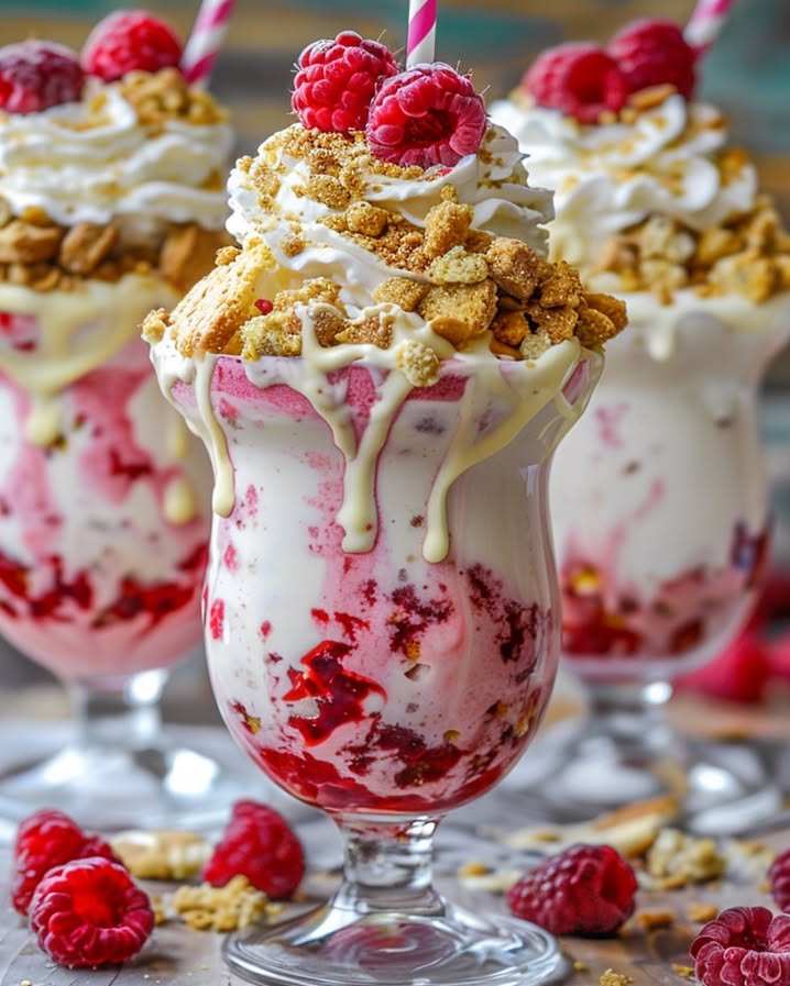 Raspberry Cheesecake Milkshake