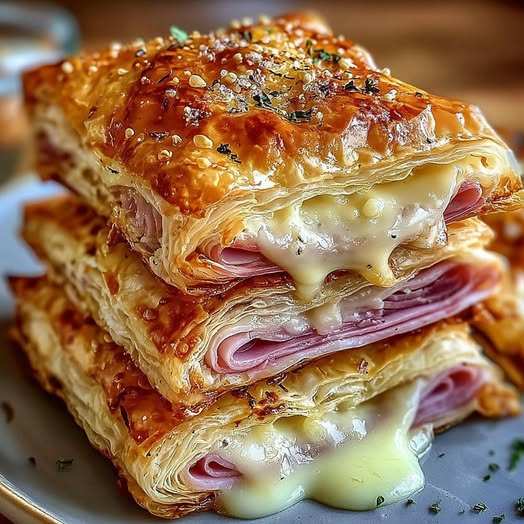 Ham and Cheese Puff Pastry