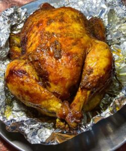 Golden Roasted Whole Chicken