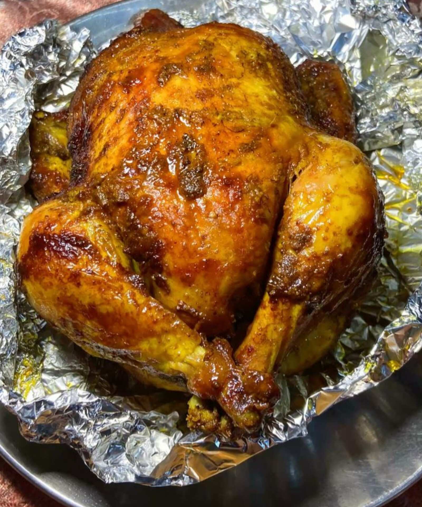Golden Roasted Whole Chicken