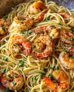 Garlic Butter Shrimp Pasta