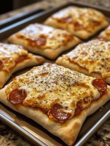 Pepperoni Pizza Squares