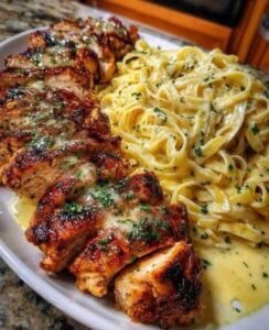 Grilled Chicken Alfredo