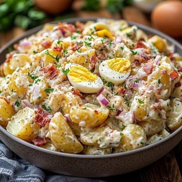 Creamy Loaded Potato Salad